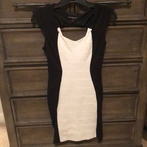 Black and white dress